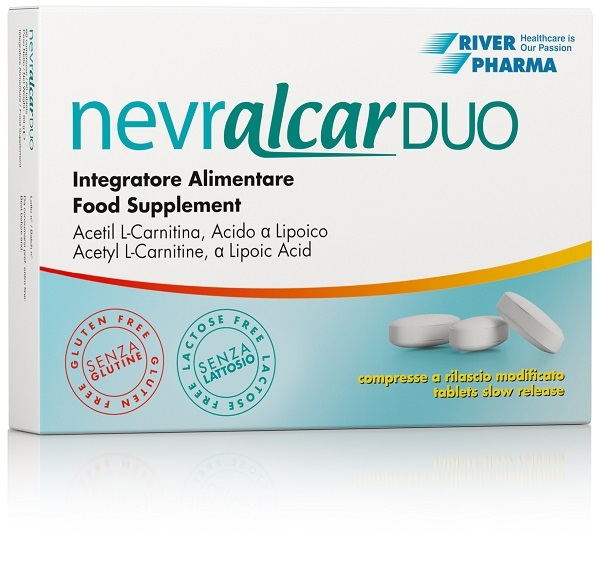 NEVRALCAR DUO 60 COMPRESSE DEGLUTIBILI A RILASCIO MODIFICATO SENZA GLUTINE SENZA LATTOSIO - Antica Farmacia Ferrari