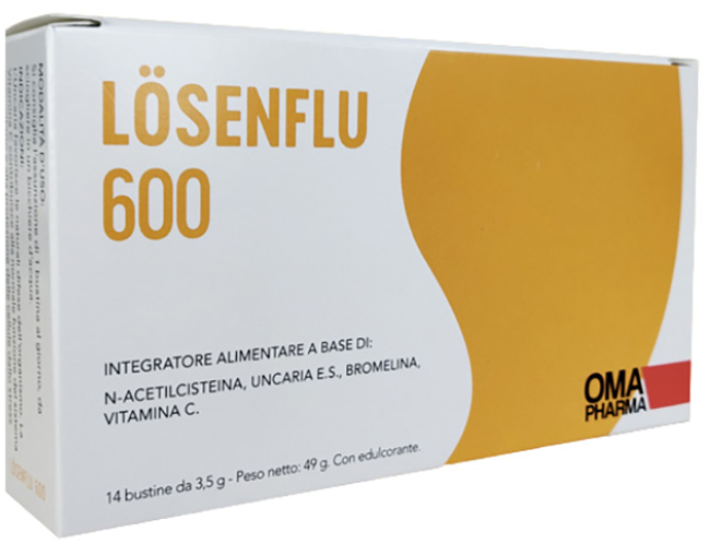 LOSENFLU 600MG 14 BUSTINE 3,5 G - Antica Farmacia Ferrari