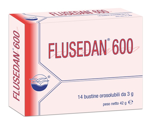 FLUSEDAN 600 14 BUSTINE OROSOLUBILI - Antica Farmacia Ferrari