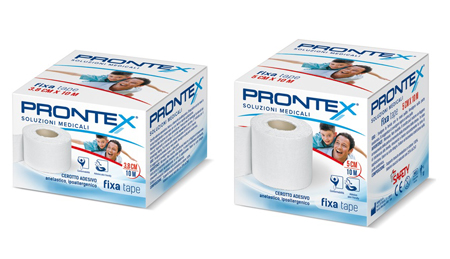 BENDA IN COTONE PRONTEX FIXA TAPE M 10 X 3,8 CM BIANCO - Antica Farmacia Ferrari