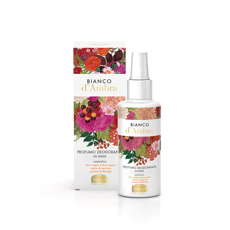 BIANCO D'AMBRA PROFUMO DEODORANTE SPRAY ANALCOLICO 100 ML - Antica Farmacia Ferrari