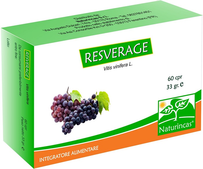 RESVERAGE NATURINCAS 60 CAPSULE - Antica Farmacia Ferrari