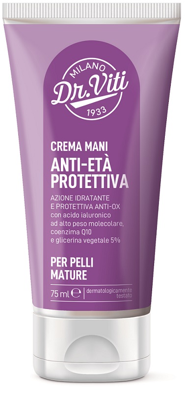 DR VITI CREMA MANI ANTI ETA' PROTETTIVA 75 ML - Antica Farmacia Ferrari
