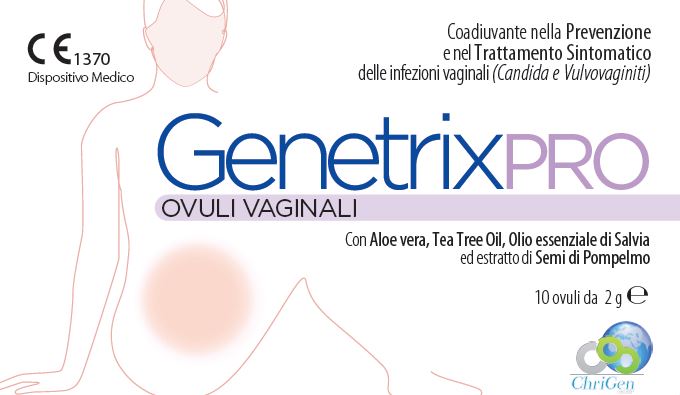 GENETRIX PRO 10 OVULI VAGINALI 2 G - Antica Farmacia Ferrari