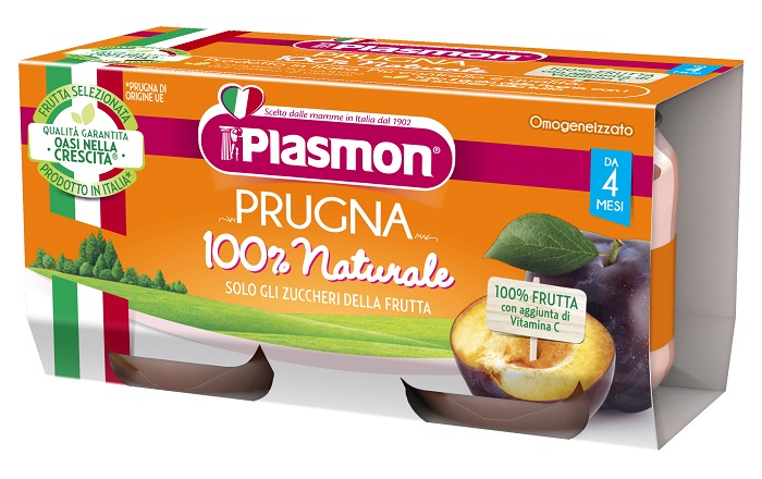 PLASMON OMOGENEIZZATO PRUGNA 2 X 80 G - Antica Farmacia Ferrari