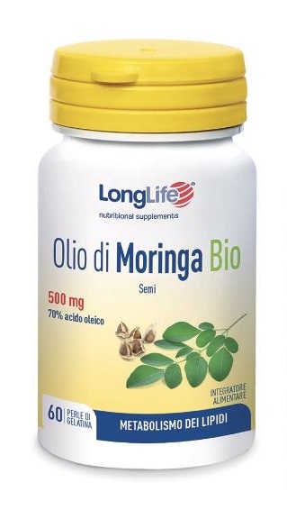 LONGLIFE OLIO DI MORINGA BIO 60 PERLE - Antica Farmacia Ferrari