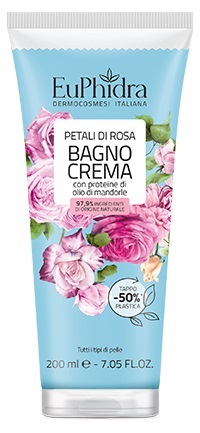 EUPHIDRA BAGNO CREMA PETALI DI ROSA 200 ML - Antica Farmacia Ferrari