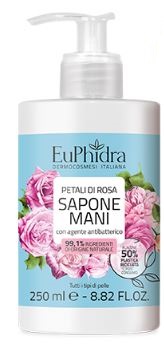 EUPHIDRA SAPONE LIQUIDO PETALI DI ROSA 250 ML - Antica Farmacia Ferrari