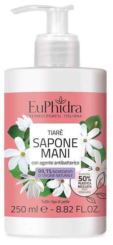 EUPHIDRA SAPONE LIQUIDO TIARE' 250 ML - Antica Farmacia Ferrari