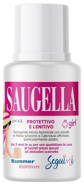 SAUGELLA GIRL PROTETTIVO E LENITIVO DETERGENTE INTIMO 100 ML - Antica Farmacia Ferrari