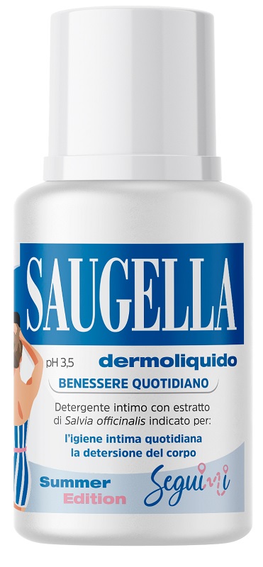 SAUGELLA DERMOLIQUIDO PH 3,5 BENESSERE QUOTIDIANO DETERGENTE INTIMO 100 ML - Antica Farmacia Ferrari
