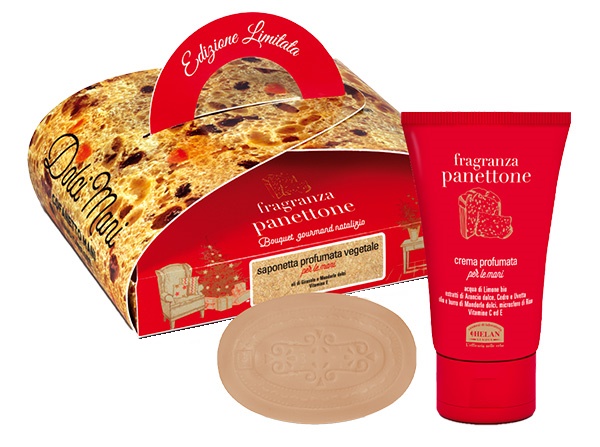PANETTONE COFANETTO DOLCI MANI CREMA MANI 50 ML + SAPONETTA 75 G - Antica Farmacia Ferrari