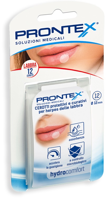 PRONTEX HYDROCOMFORT HERPES 12 PEZZI - Antica Farmacia Ferrari