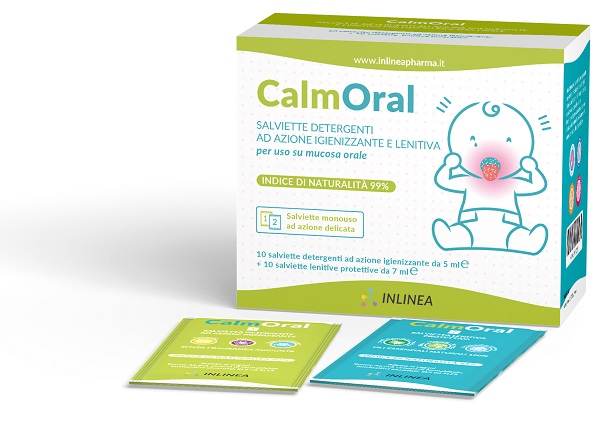 CALMORAL 10 SALVIETTE DETERGENTI + 10 SALVIETTE LENITIVE PROTETTIVE - Antica Farmacia Ferrari