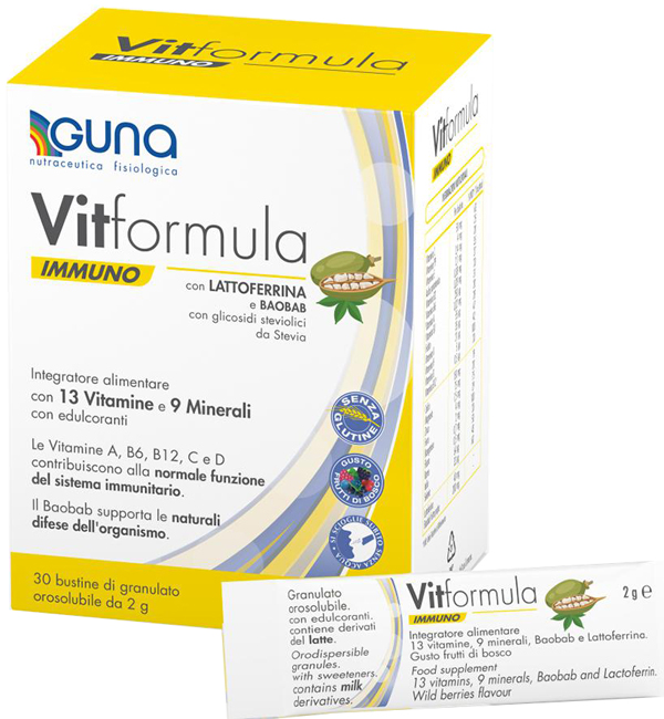 VITFORMULA IMMUNO 30 STICK DA 2 G - Antica Farmacia Ferrari