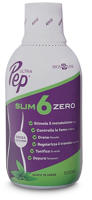 ULTRA PEP SLIM 6 ZERO TE' VERDE 500 ML - Antica Farmacia Ferrari