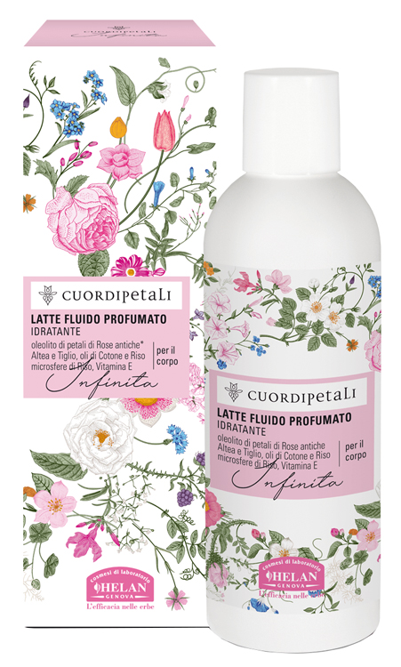 CUOR DI PETALI INFINITA LATTE FLUIDO PROFUMATO IDRATANTE 200 ML - Antica Farmacia Ferrari
