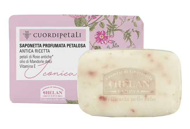 CUOR DI PETALI ICONICA SAPONETTA PROFUMATA PETALOSA 100 G - Antica Farmacia Ferrari
