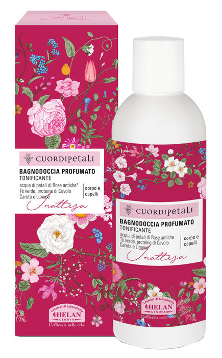 CUOR DI PETALI INATTESA BAGNODOCCIA PROFUMATO TONIFICANTE 200 ML - Antica Farmacia Ferrari