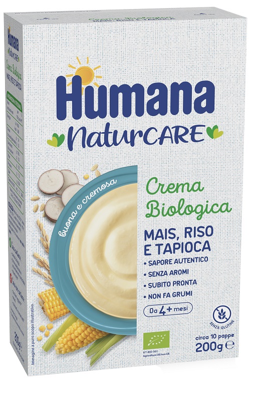 HUMANA CREMA MAIS RISO TAPIOCA BIO 200 G - Antica Farmacia Ferrari