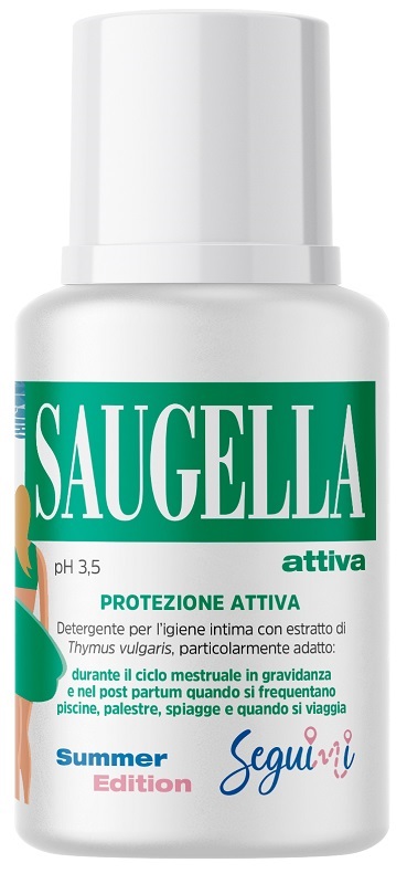 SAUGELLA ATTIVA PH 3,5 PROTEZIONE ATTIVA DETERGENTE IGIENE INTIMA 100 ML - Antica Farmacia Ferrari