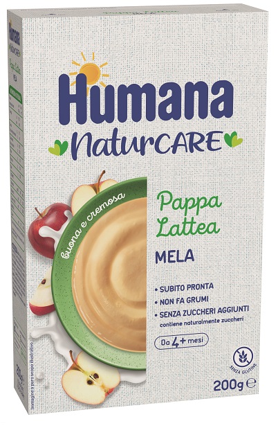 HUMANA PAPPA LATTEA MELA 200 G - Antica Farmacia Ferrari