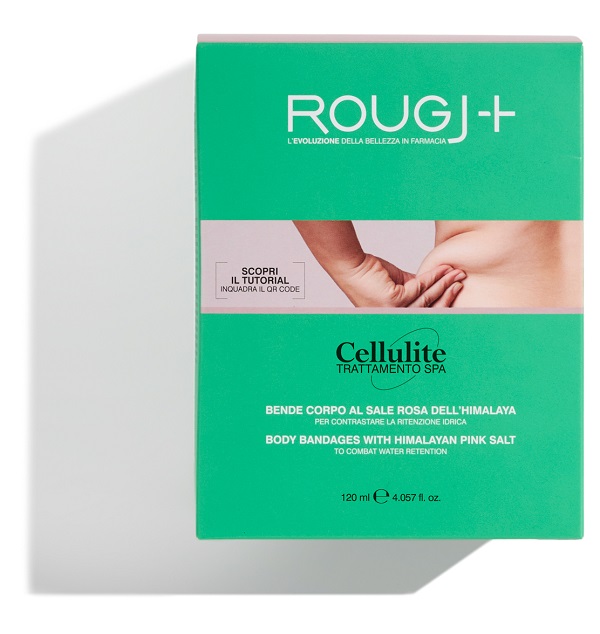 ROUGJ CELLULITE TRATTAMENTO SPA BENDE CORPO AL SALE ROSA DELL'HIMALAYA 2 PEZZI 120 ML - Antica Farmacia Ferrari