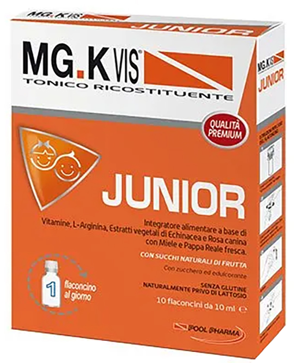 MGK VIS TONICO RICOSTITUENTE JUNIOR 10 FLACONCINI DA 10 ML - Antica Farmacia Ferrari
