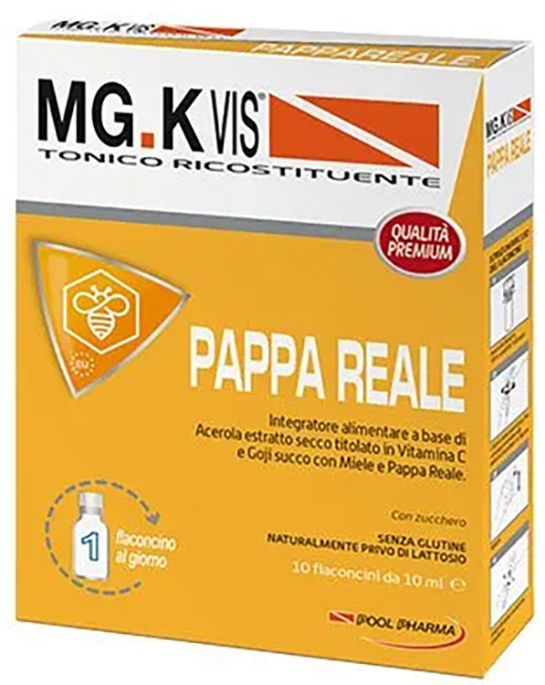 MGK VIS TONICO RICOSTITUENTE PAPPA REALE 10 FLACONCINI DA 10 ML - Antica Farmacia Ferrari