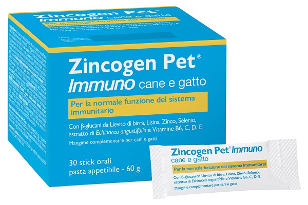 ZINCOGEN PET IMMUNO PASTA 30 STICK - Antica Farmacia Ferrari
