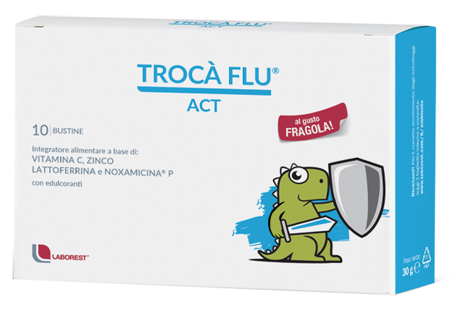 TROCA' FLU ACT 10 BUSTINE - Antica Farmacia Ferrari