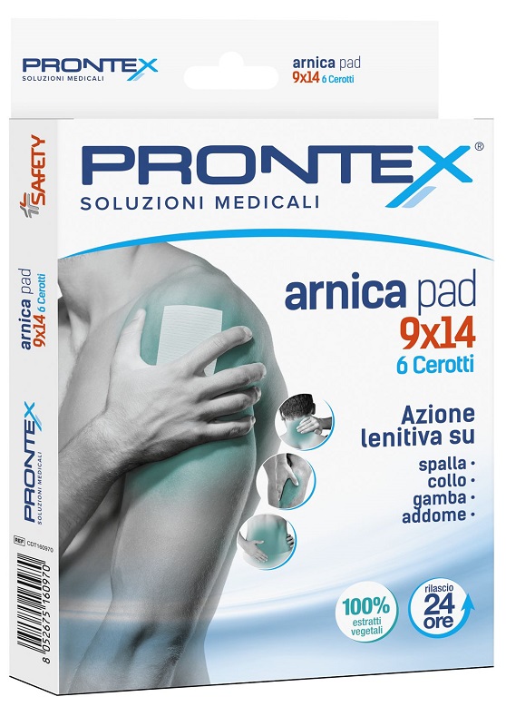 CEROTTO PRONTEX ARNICA PAD 9 X 14 6 PEZZI - Antica Farmacia Ferrari