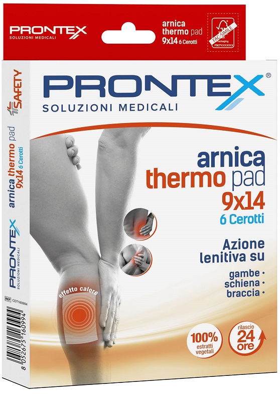 CEROTTO PRONTEX ARNICA THERO PAD 9 X 14 6 PEZZI - Antica Farmacia Ferrari
