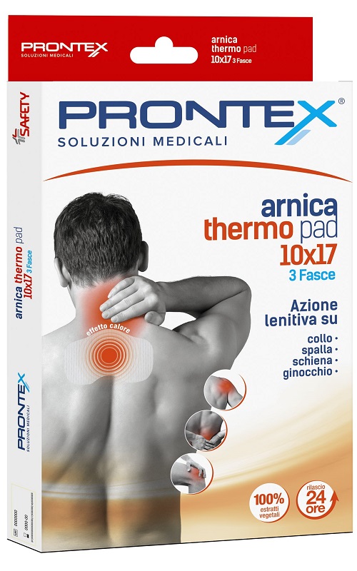FASCIA PRONTEX ARNICA THERMO PAD 10 x 17 3 PEZZI - Antica Farmacia Ferrari