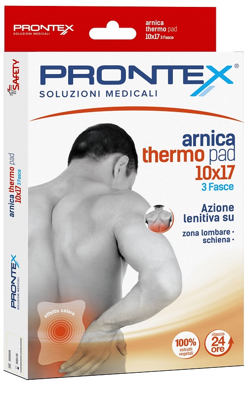 FASCIA PRONTEX ARNICA THERMO PAD 10 X 17 3 PEZZI - Antica Farmacia Ferrari
