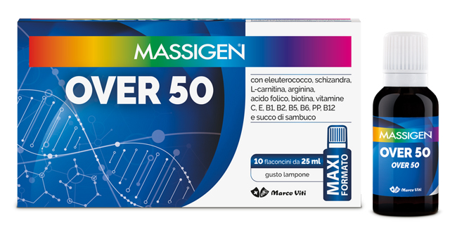MASSIGEN OVER 50 10 FLACONI DA 25 ML - Antica Farmacia Ferrari
