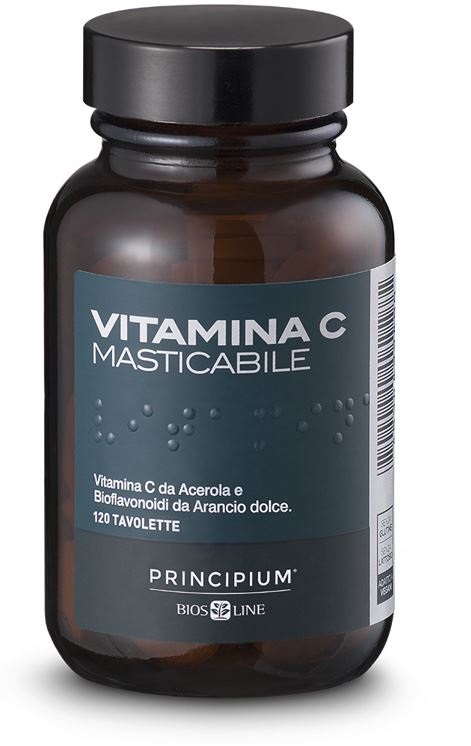 PRINCIPIUM VITAMINA C MASTICABILE 120 TAVOLETTE - Antica Farmacia Ferrari