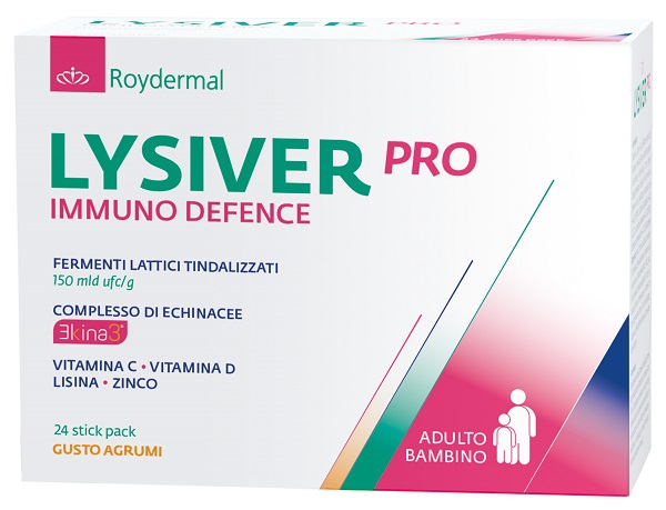 LYSIVER PRO IMMUNO DEFENCE 24 STICK PACK DA 3 G - Antica Farmacia Ferrari