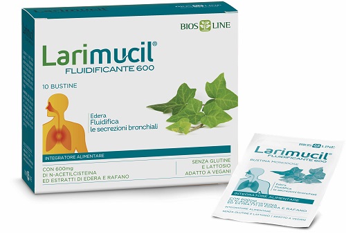LARIMUCIL FLUIDIFICANTE 600 10 BUSTINE - Antica Farmacia Ferrari
