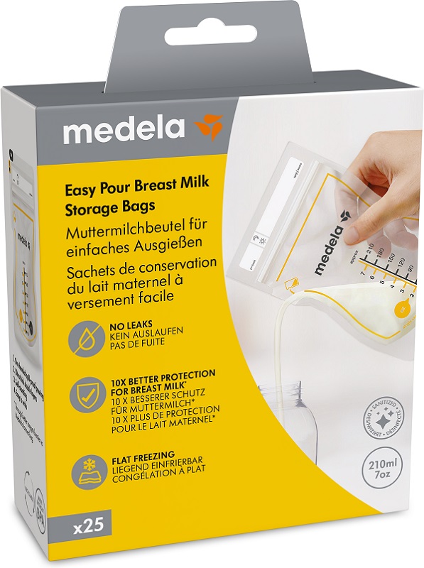 EASY POUR SACCA CONSERVAZIONE LATTE MATERNO 25 PEZZI - Antica Farmacia Ferrari