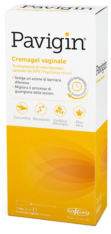 PAVIGIN CREMAGEL VAGINALE 30 ML CON 6 CANNULE VAGINALI MONOUSO - Antica Farmacia Ferrari