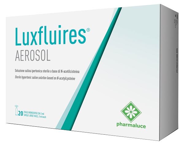 SOLUZIONE PER AEROSOL LUXFLUIRES 20 FIALE 5 ML - Antica Farmacia Ferrari