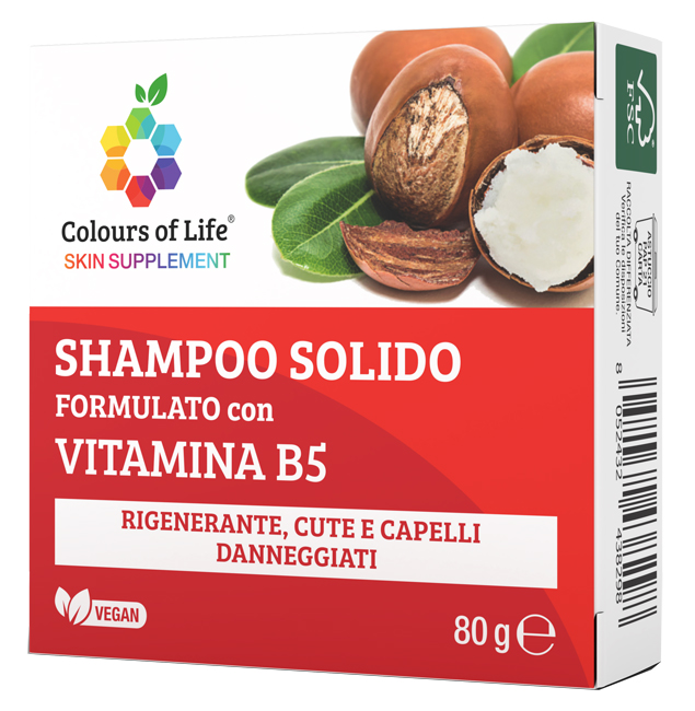 COLOURS OF LIFE VITAMINA B5 SHAMPOO SOLIDO 80 G - Antica Farmacia Ferrari