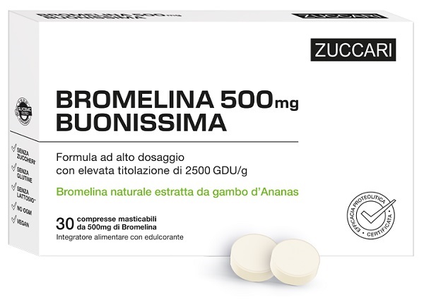 BROMELINA 500 BUONISSIMA 30 COMPRESSE - Antica Farmacia Ferrari