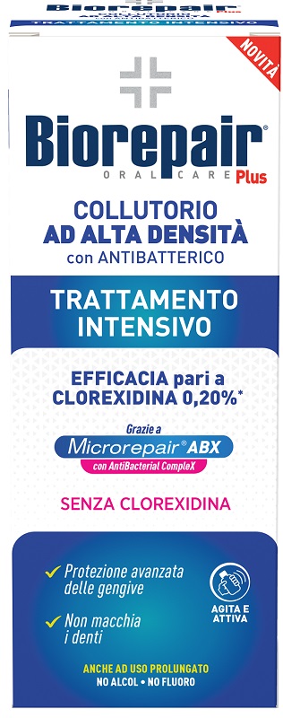BIOREPAIR PLUS COLLUTORIO ALTA DENSITA' ANTIBATTERICO ABX 250 ML - Antica Farmacia Ferrari