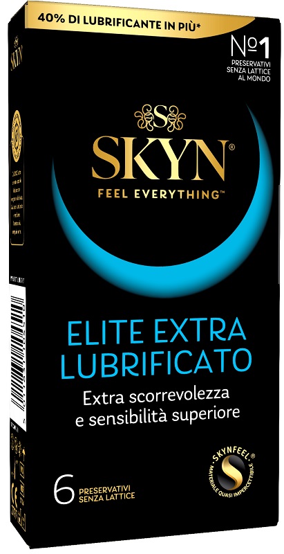 PROFILATTICO SKYN ELITE EXTRA LUBRIFICATO 6 PEZZI - Antica Farmacia Ferrari