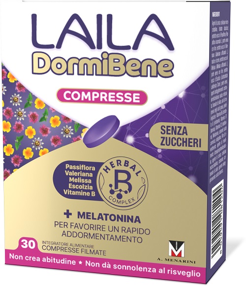 LAILA DORMIBENE 30 COMPRESSE - Antica Farmacia Ferrari