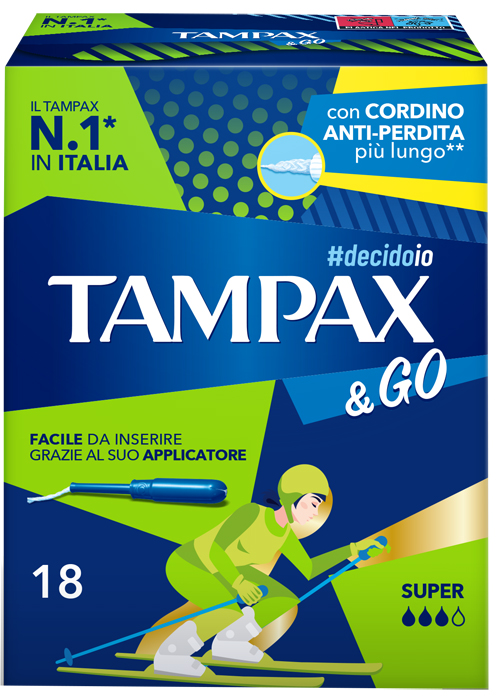 TAMPAX &GO SUPER 18 PEZZI - Antica Farmacia Ferrari