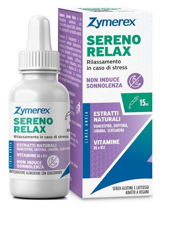 ZYMEREX SERENO RELAX GOCCE 15 ML SENZA GLUTINE SENZA LATTOSIO - Antica Farmacia Ferrari