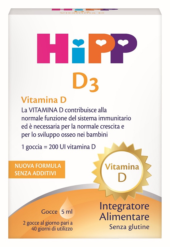 HIPP D3 5 ML NUOVA FORMULA - Antica Farmacia Ferrari